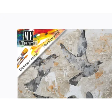 OBRAZ NA PŁÓTNIE PEACE 120X3X60 cm